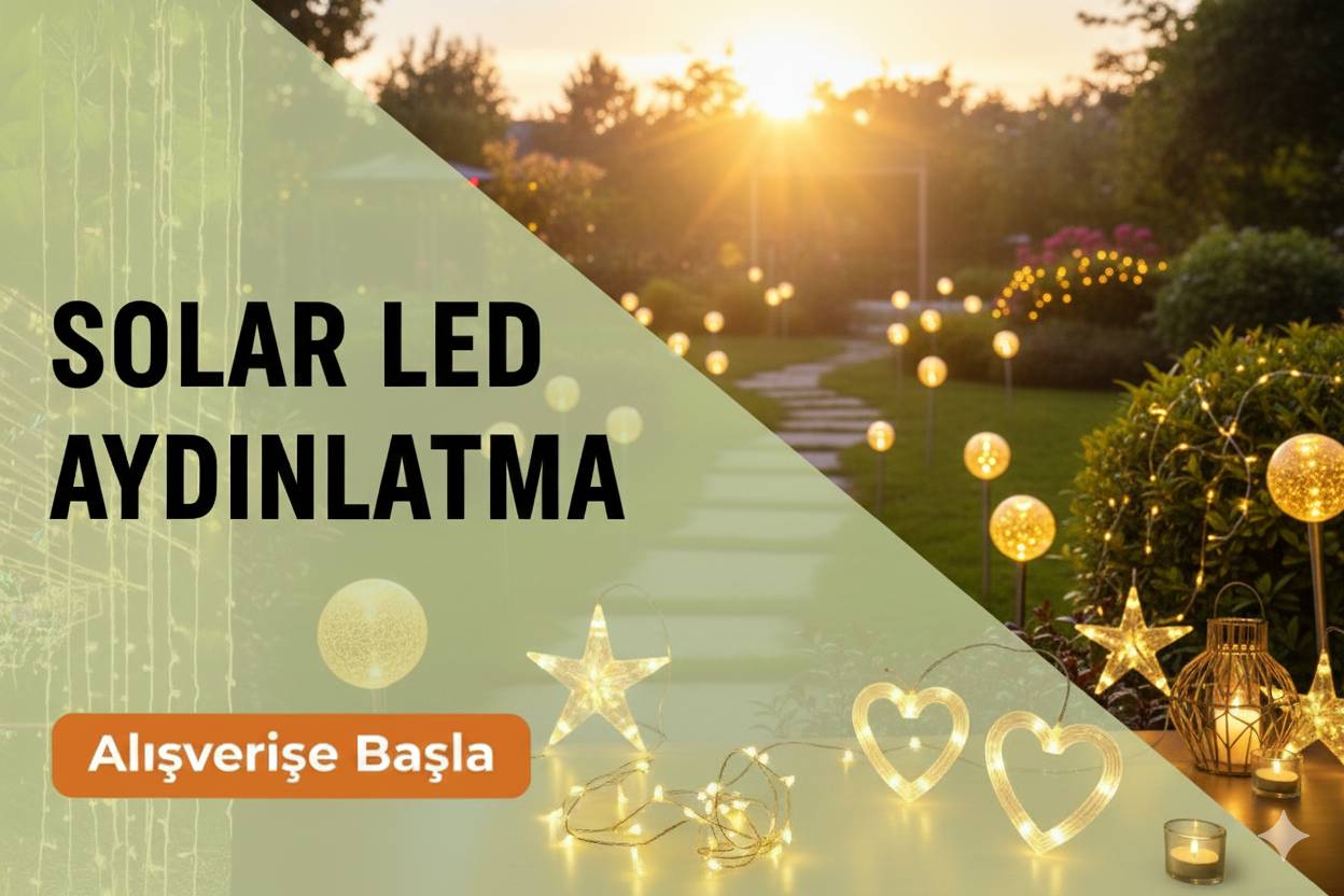 Solar Bahçe ve Dış Mekan Aydınlatma