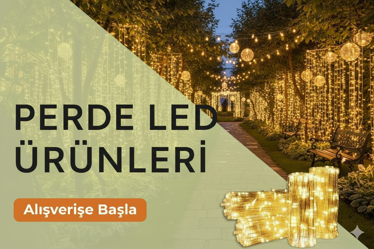 Perde LED Aydınlatma: Estetik ve Enerji Verimli LED Işıklar