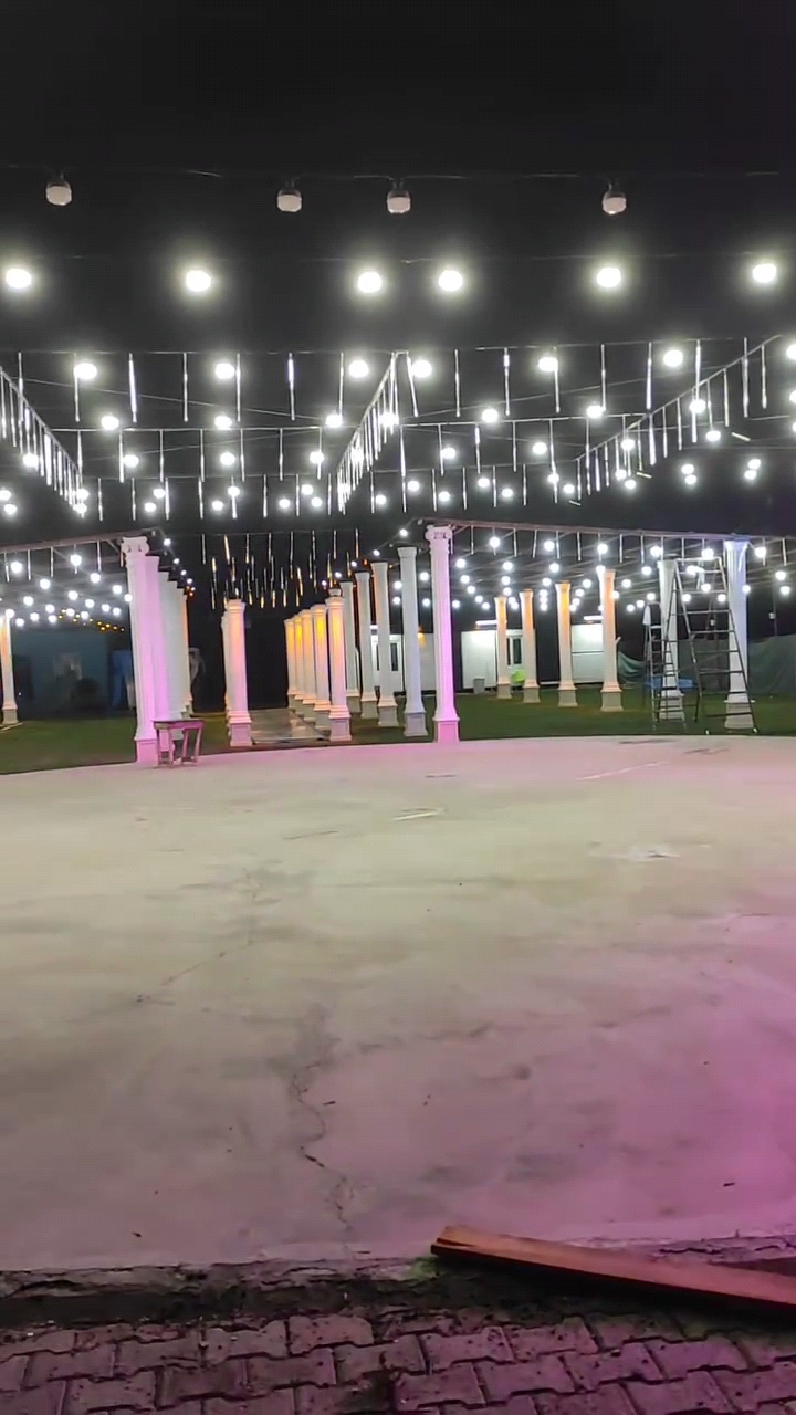 Dış Mekan Duy Takımı 10 Metre 20 Duy 20 Beyaz Ampullü Saçaklı 