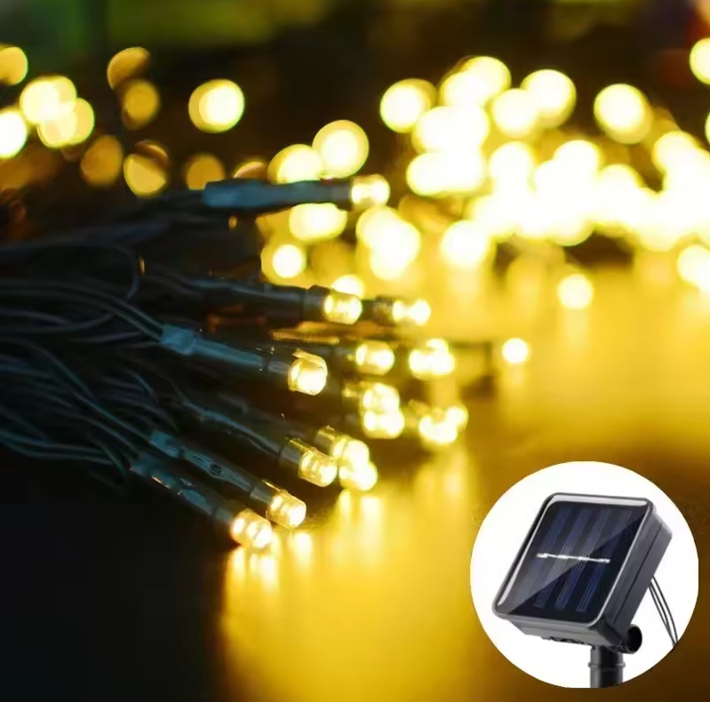 Solar LED İp Işık 10 Metre Dış Mekan Aydınlatma