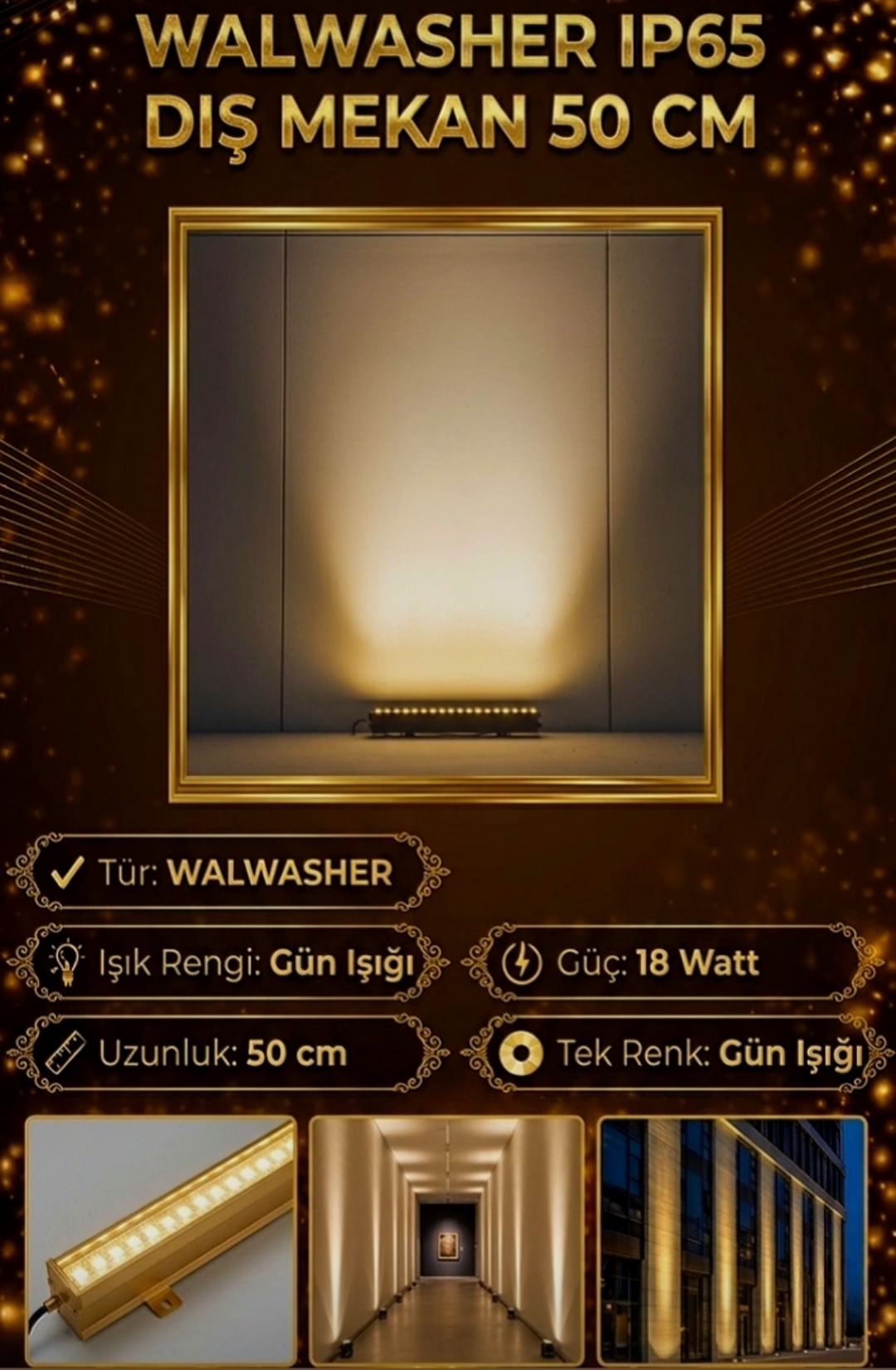 ​Gün Işığı Wallwasher IP65 Dış Mekan Aydınlatma
